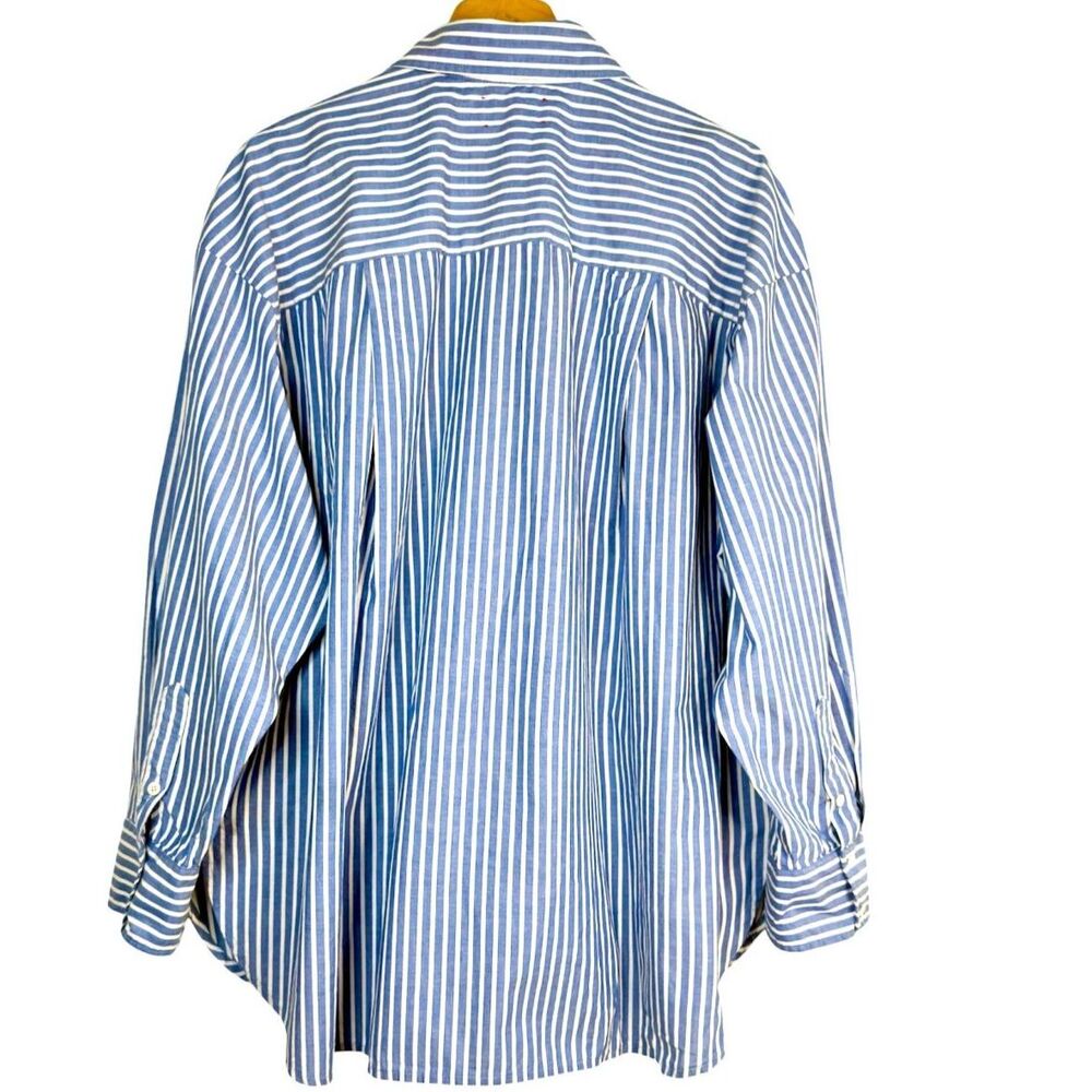 Xirena Beau Button Down Blue White Size: XL - Picture 2 of 3